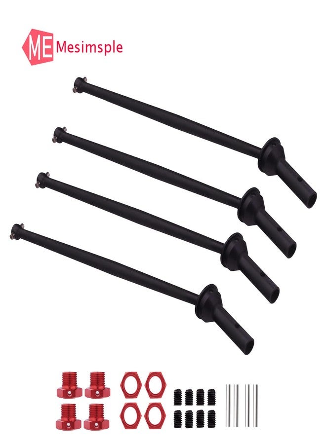 Mesimsple Steel Fireteam 6S BLX Drive Shaft & Wheel Hex Hub for Arrma 1/7 Fireteam Front Rear CVD Driveshaft Upgrades Part - Image 5